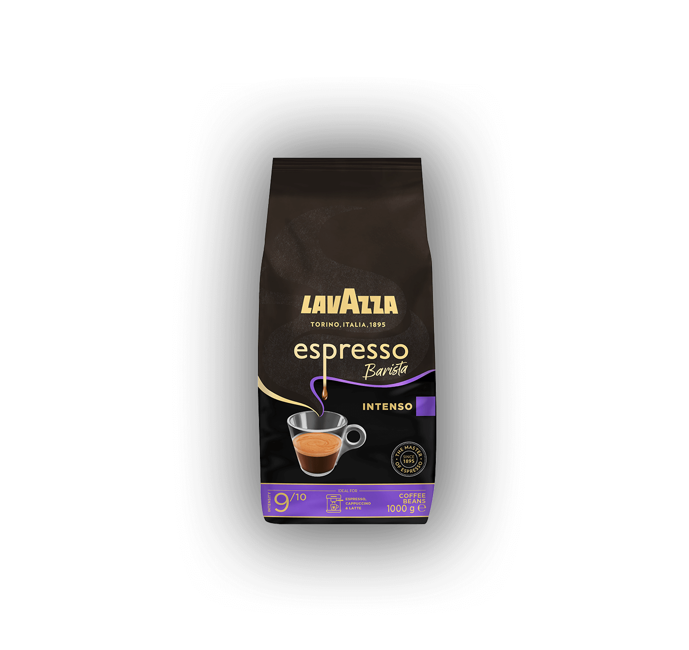 Grains Espresso Barista Intenso  Avec Espresso Barista Intenso, retrouvez toute l’expertise de Lavazza dans l’élaboration de cafés de qualité, pour vous sentir tel un barista à la maison. Dégustez un authentique espresso italien.